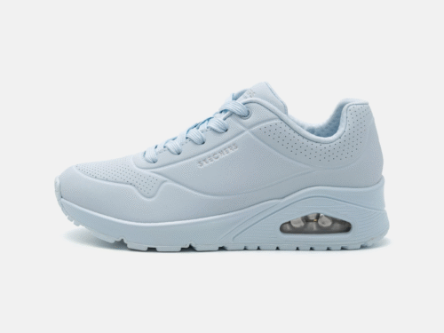 Air Foam Runner | blue sneaker with elevated sole and cushioning